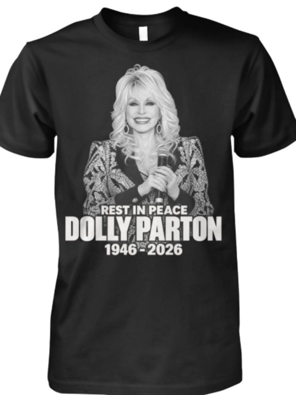 Dolly Parton RIP Tribute Memorial T-Shirt